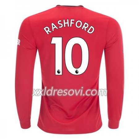 Manchester United Marcus Rashford 10 Domaći Nogometni Dres 2019-2020 Dugim Rukavima